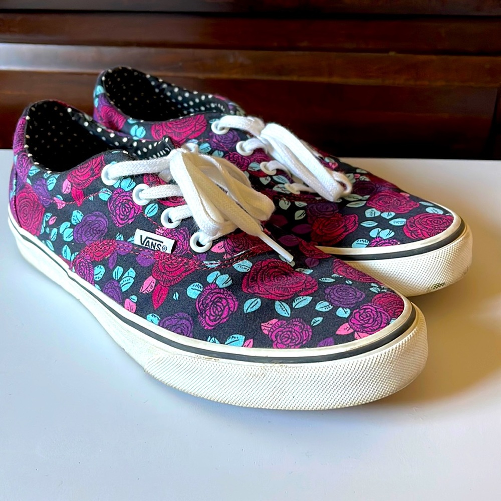 Vans floral sneakers